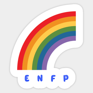 Rainbow ENFP Gift T-shirt Sticker